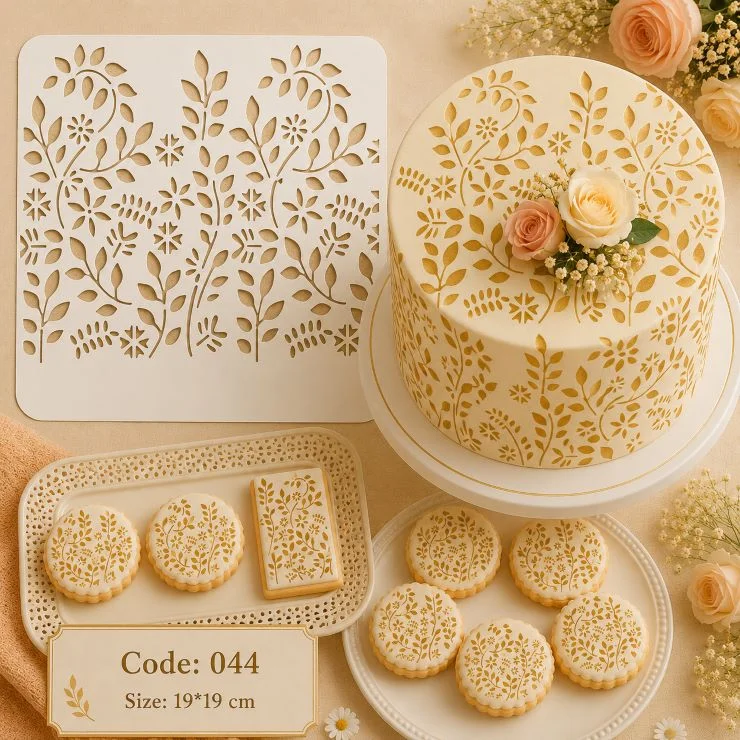شابلون کیک (استنسیل) کد 44