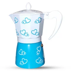 موکاپات رنگی قلبی 6 کاپ