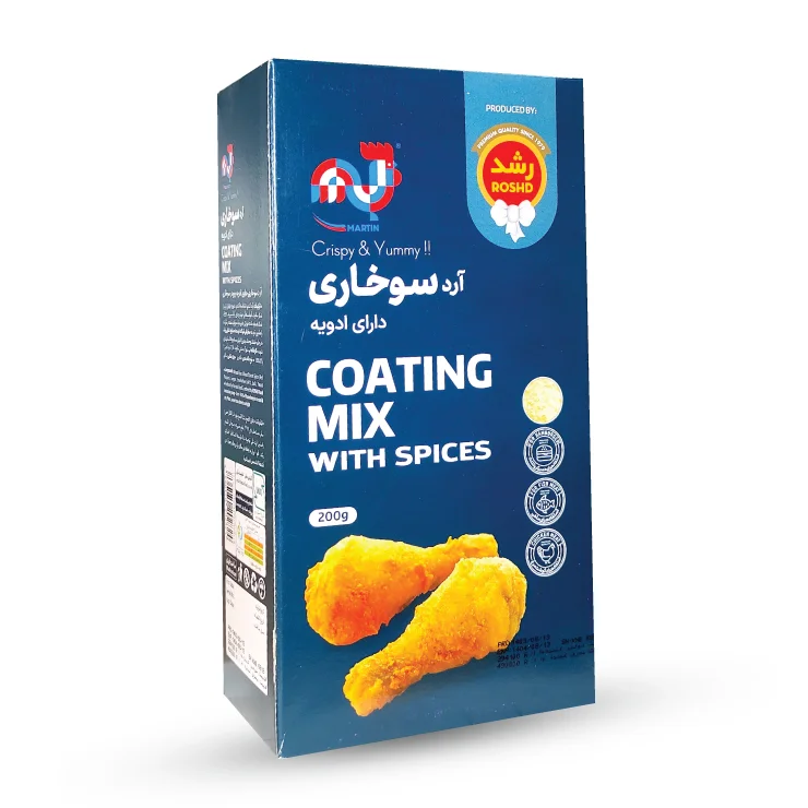 آرد سوخاری دارای ادویه 200 گرمی رشد