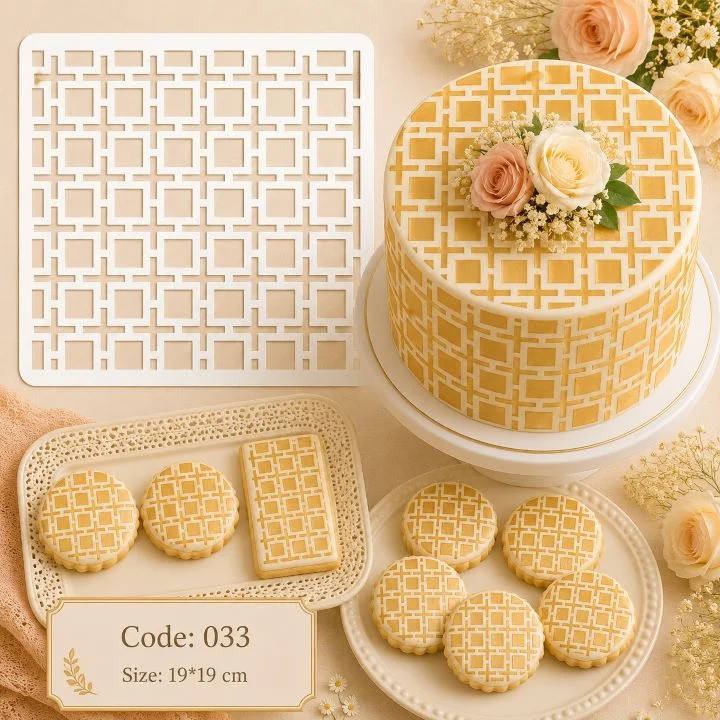 شابلون کیک (استنسیل) کد 33