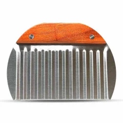 دالبر زن سیب زمینی نیم دایره دسته چوبی