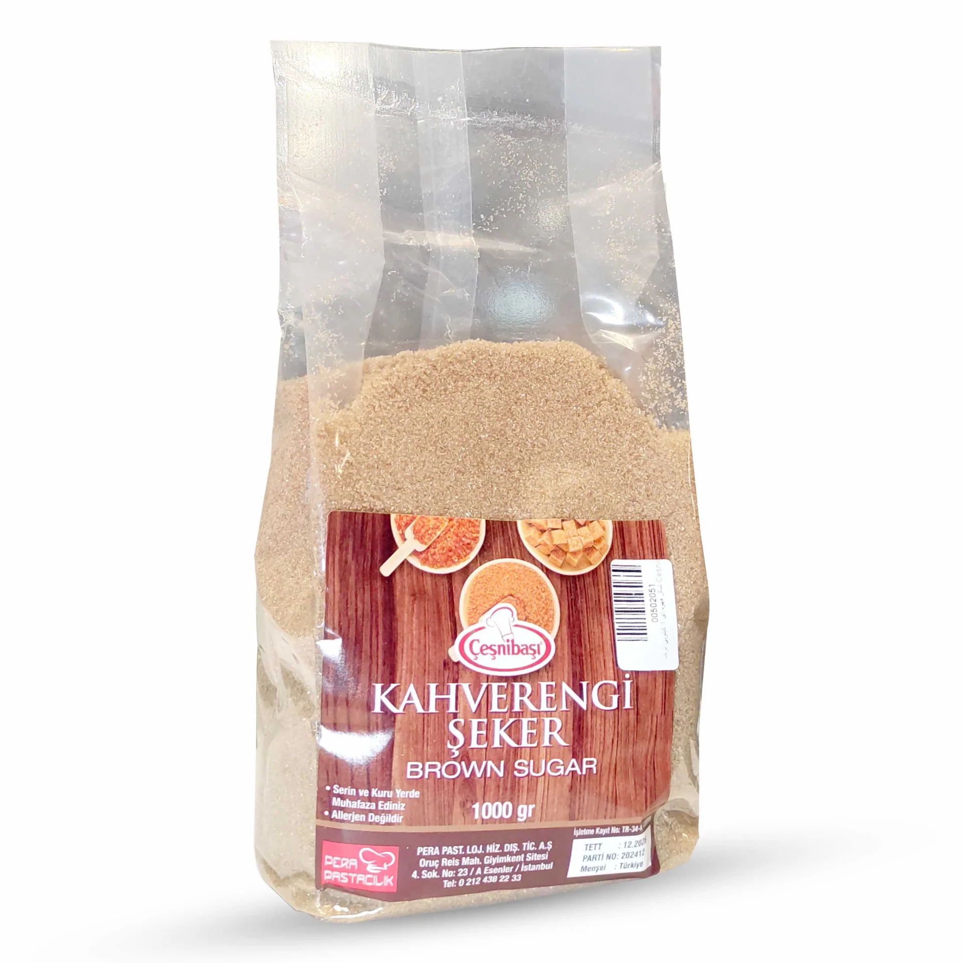 شکر قهوه ای ترک 1 کیلویی Cesnibasi