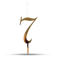 تاپر اعداد شمع دار 7