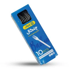 چنگال 10 عددی مشکی بادوک