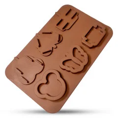 قالب آبنباتی شیکر پروانه و خرس سیلیکونی