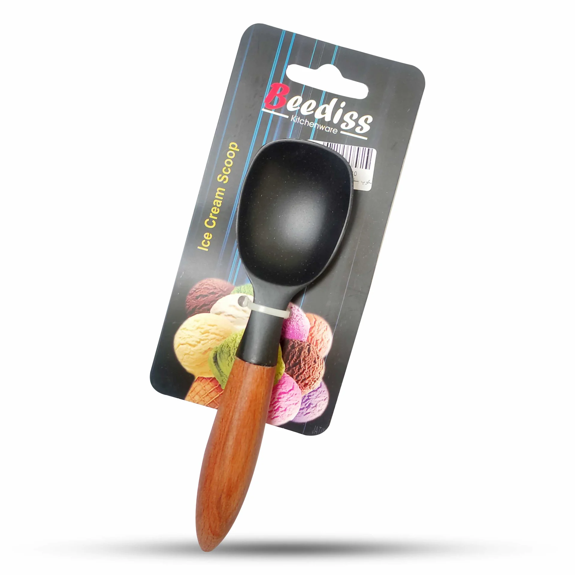 اسکوپ بستنی دسته چوبی بیدیس