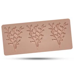 قالب سیلیکونی گارنیش (گیپور) طرح شاخه و برگ کد 46