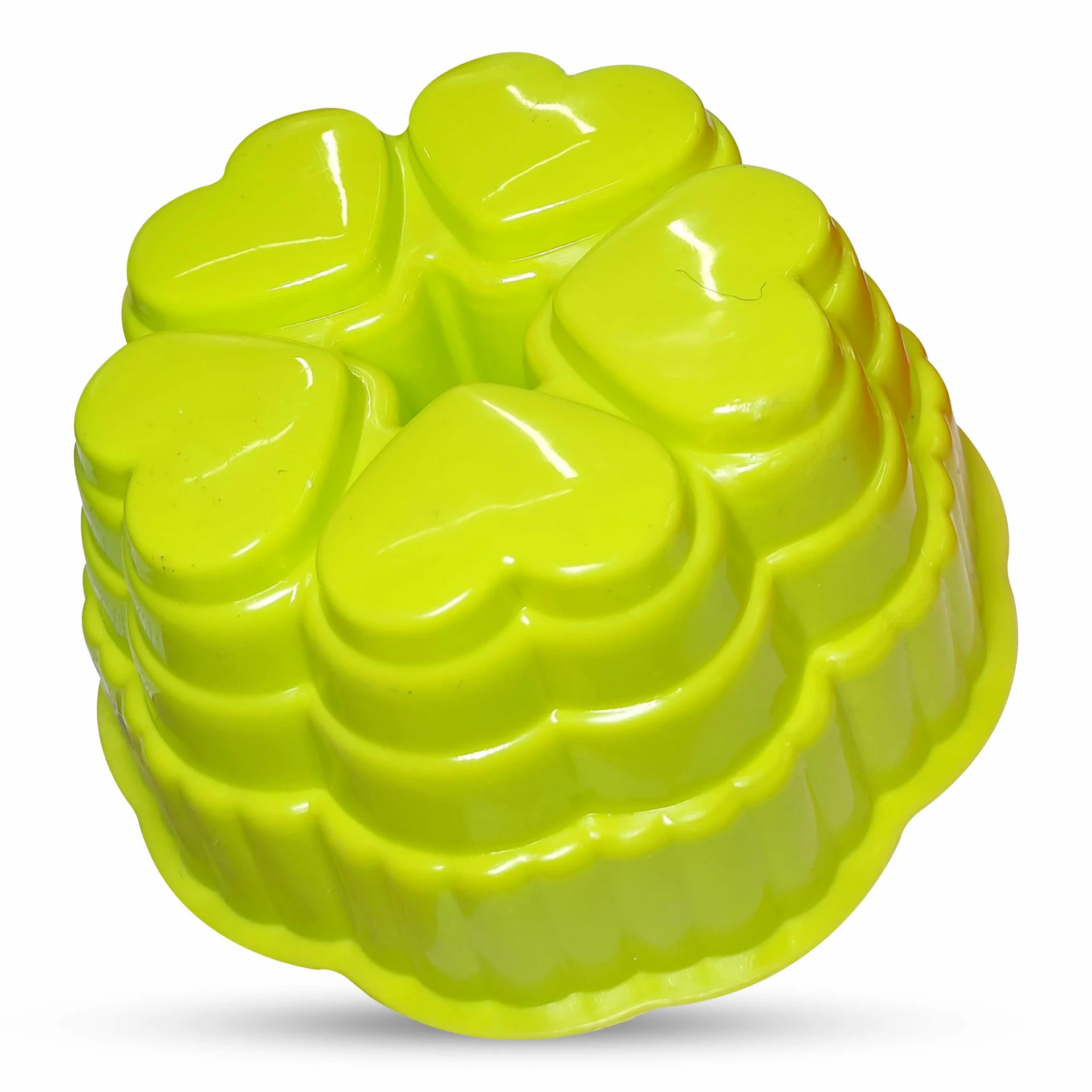 قالب پلاستیکی 5 قلب شیفون کوچک