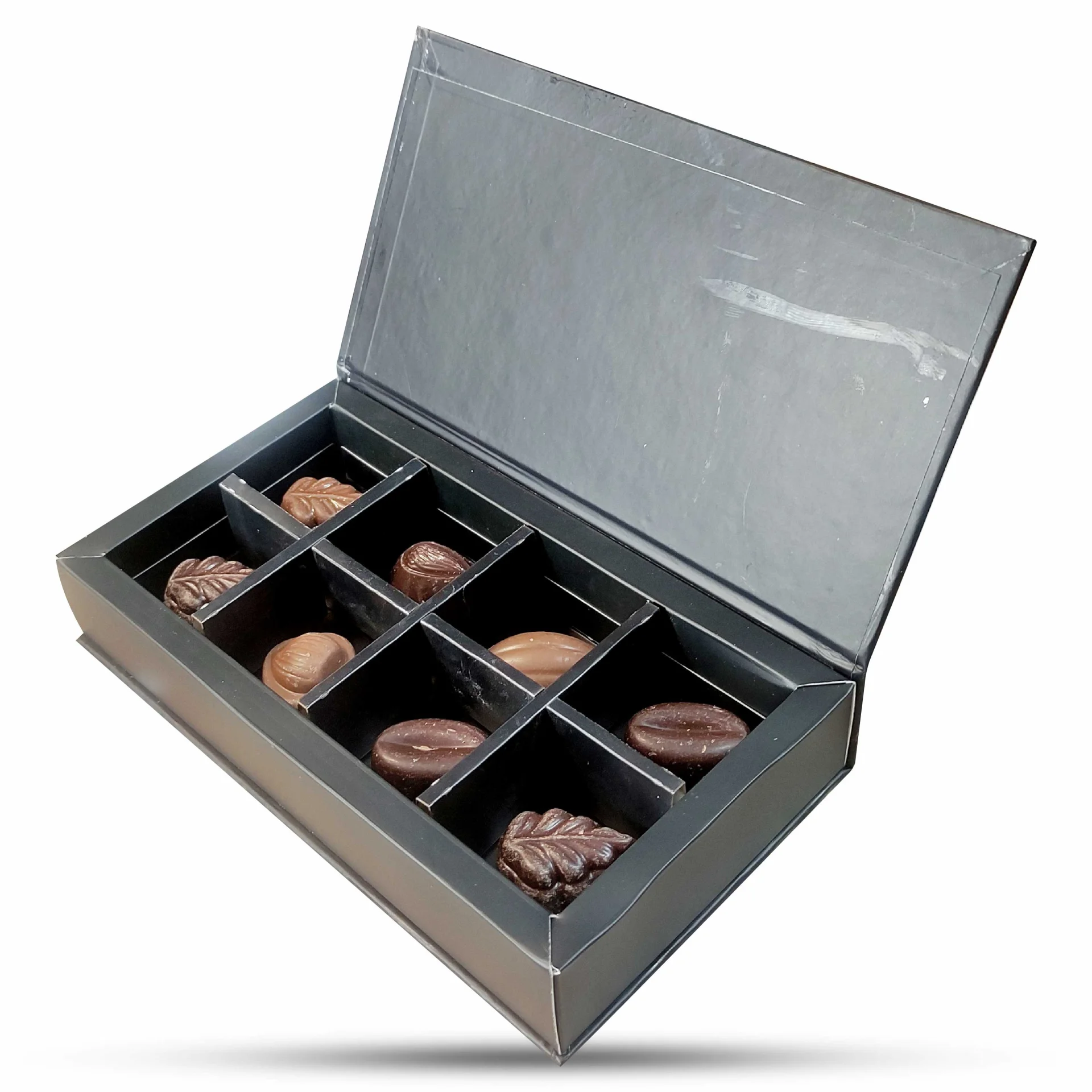 جعبه شکلات هارد باکس مقسم دار 8 عددی