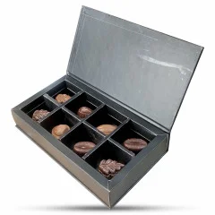 جعبه شکلات هارد باکس مقسم دار 8 عددی