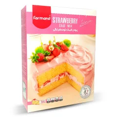 پودر کیک اسفنجی توت فرنگی فرمند