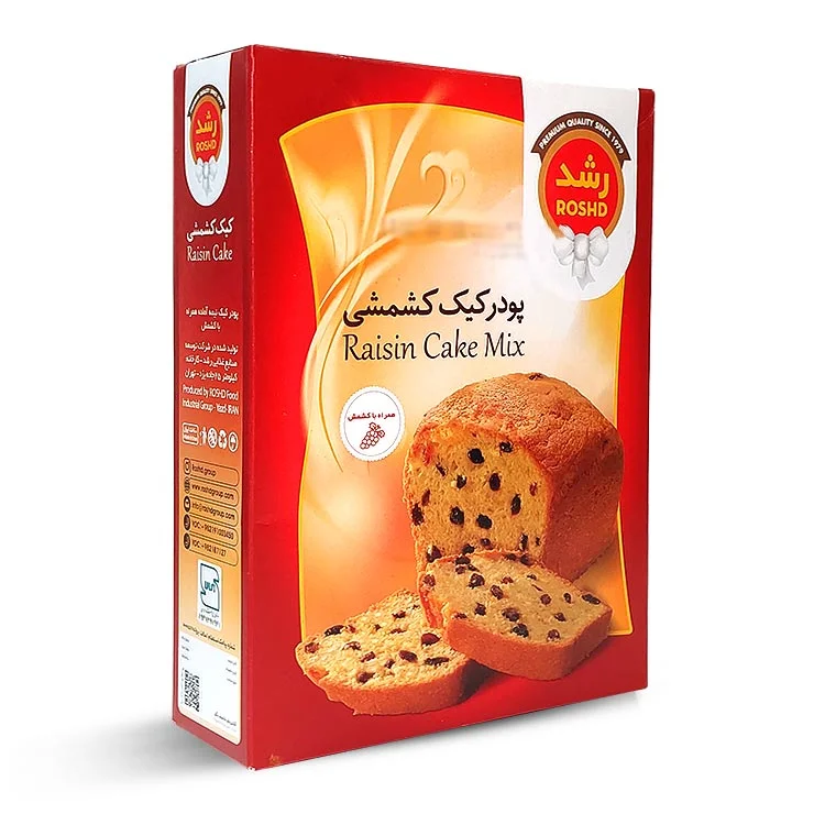 پودر کیک کشمشی 370 گرمی رشد