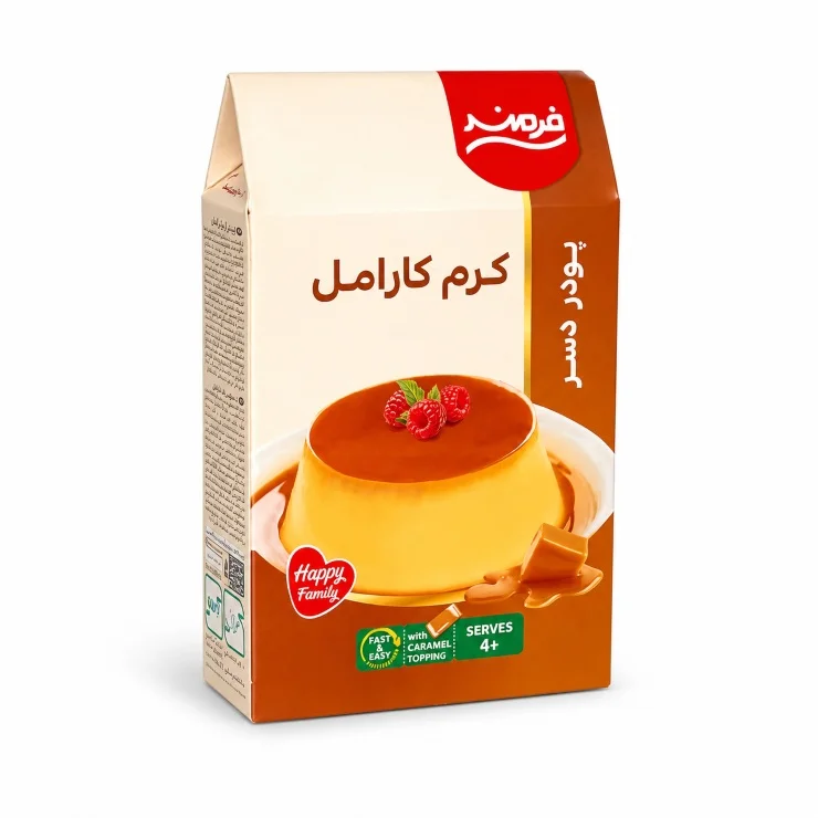 پودر دسر کرم کارامل 50 گرمی فرمند