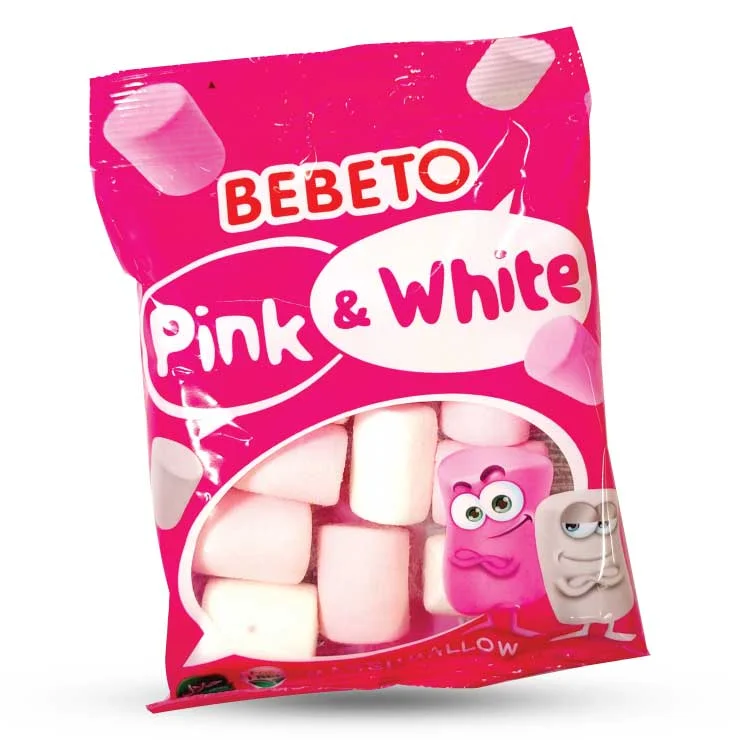 مارشملو ببتو 30 گرمی Pink Whit