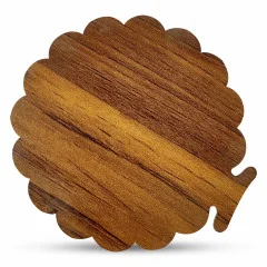 فیبر گرد دالبر طرح چوب 10 عددی