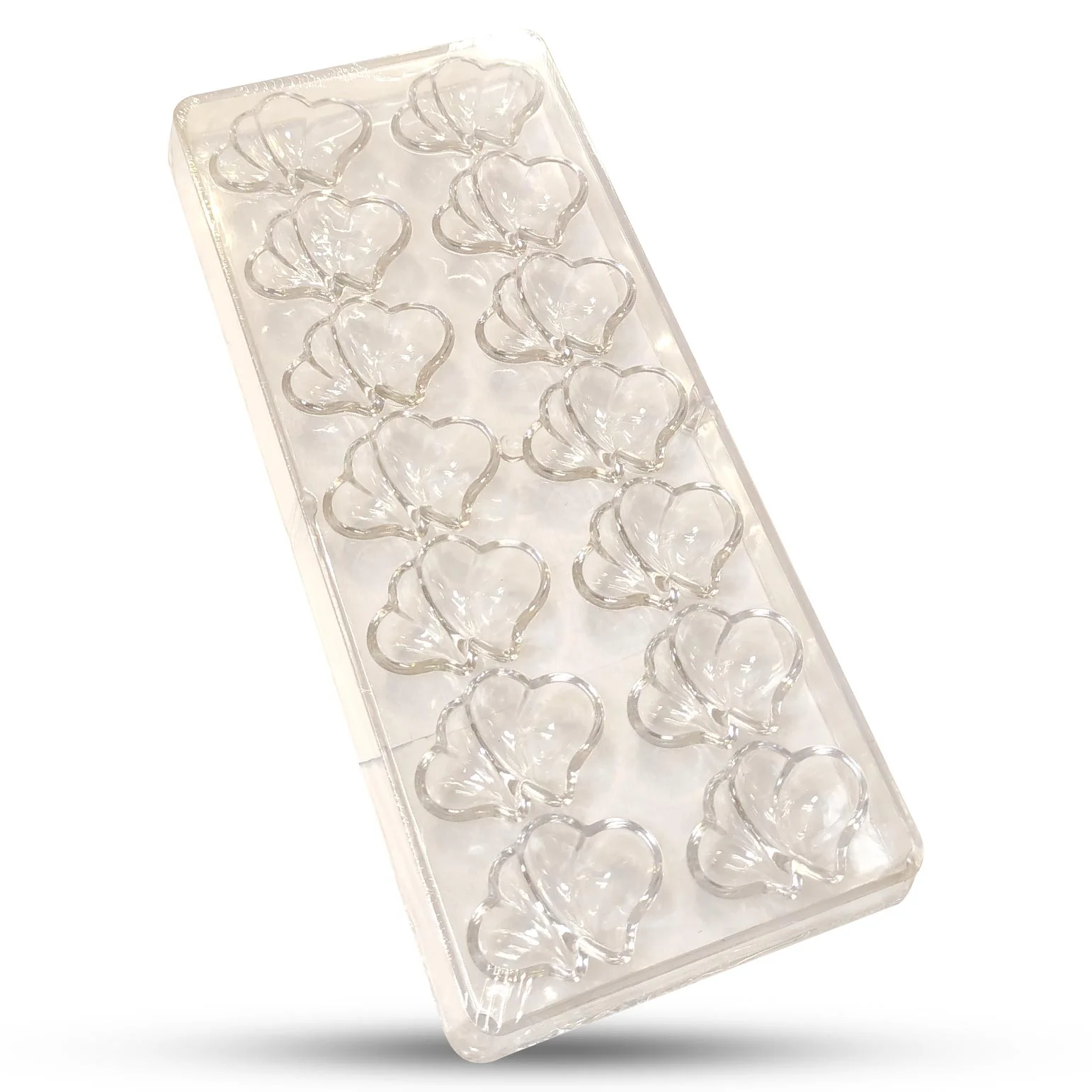 قالب طرح قلب پلی کربنات 2 عددی کد 23