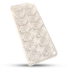 قالب طرح قلب پلی کربنات 2 عددی کد 23