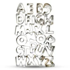 کاتر حروف انگلیسی کوچک فلزی