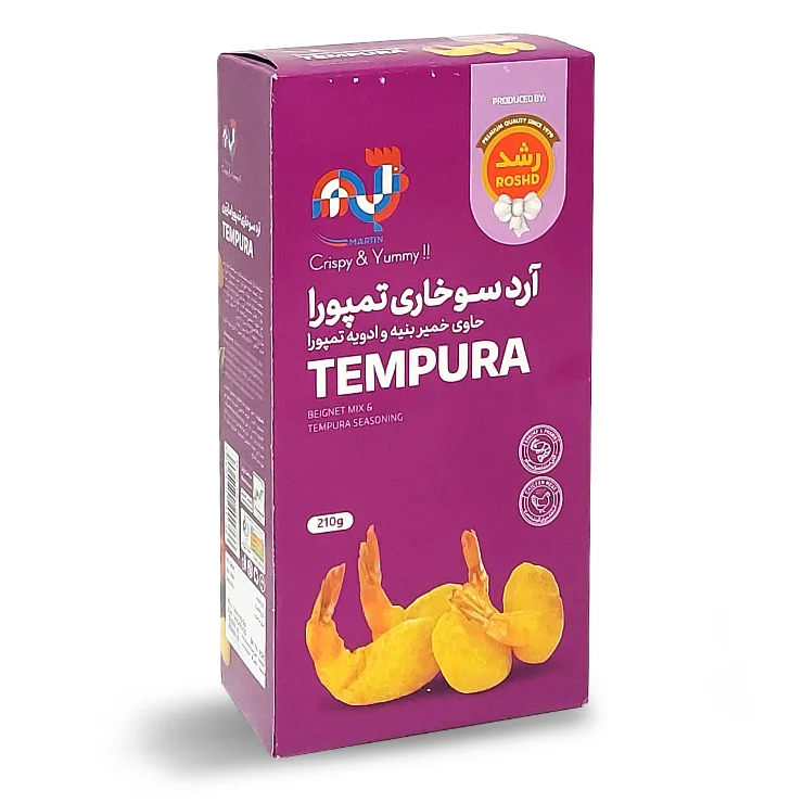آرد سوخاری تمپورا 210 گرمی رشد
