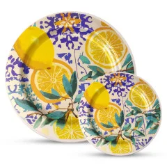 بشقاب الماس طرح نارنجستان 6 عددی