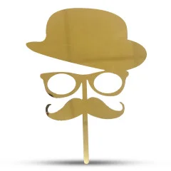 تاپر کیک طلائی کد 054