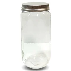 جار شیشه درب فلزی شماره 2