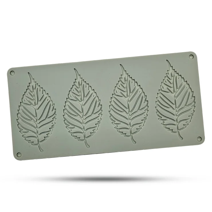 قالب سیلیکونی گارنیش ( گیپور) برگ کد 45