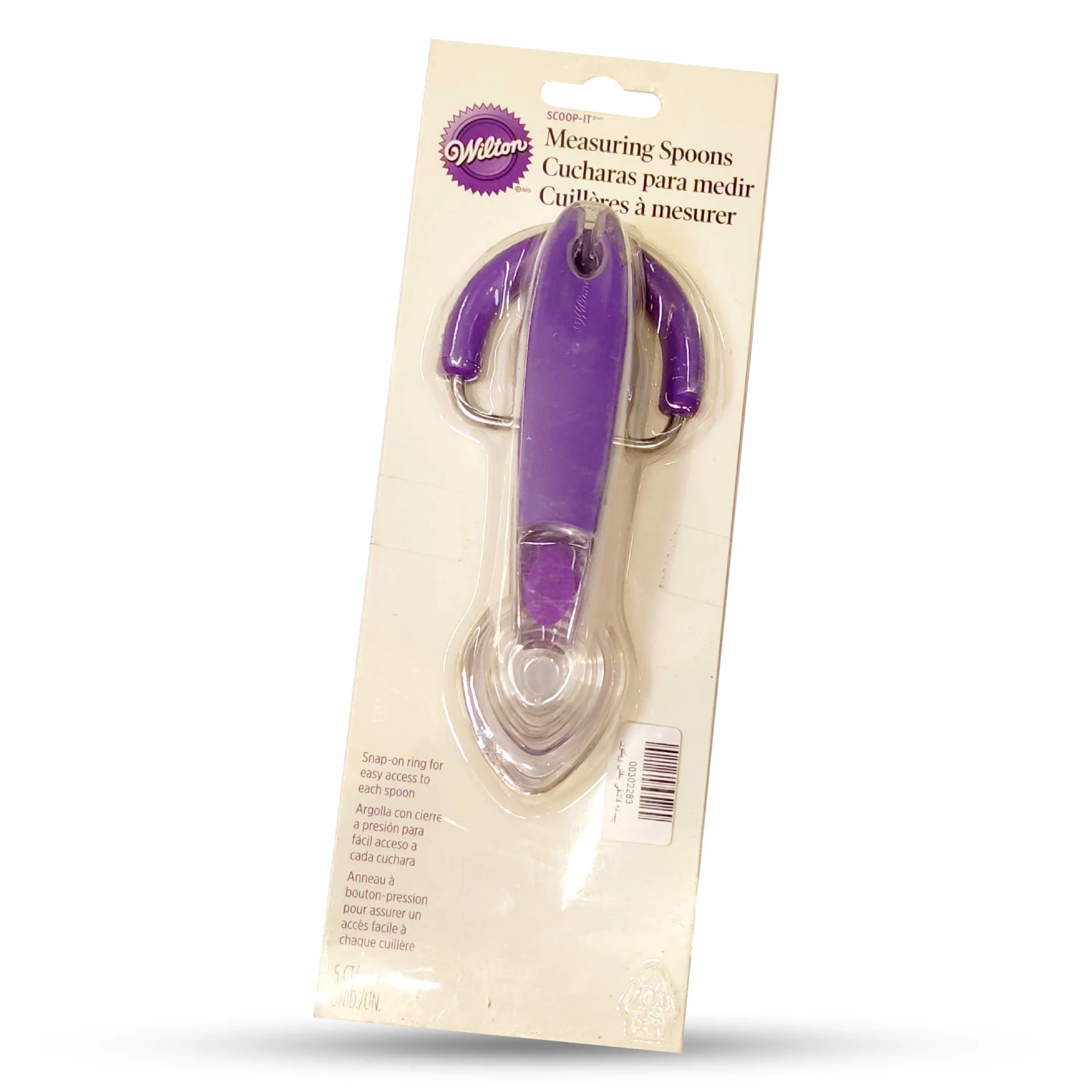 پیمانه قاشقی بنفش ویلتون