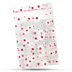 سلفون کوکی 10*15 طرحدار گل بابونه (کاور کوکی)