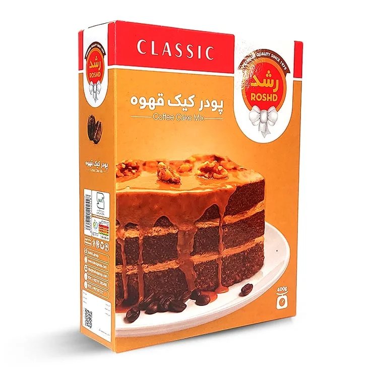 پودر کیک قهوه 400 گرمی رشد