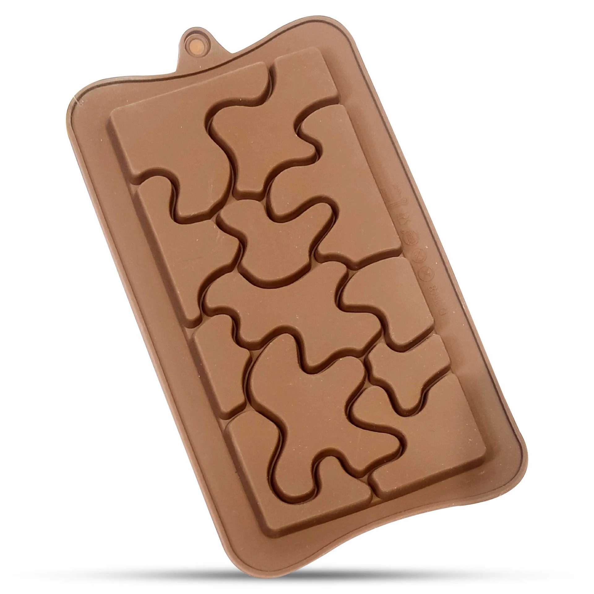 قالب سیلیکونی شکلات تبلتی پازل کد 120