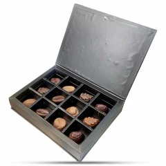 جعبه شکلات هارد باکس مقسم دار 12 عددی