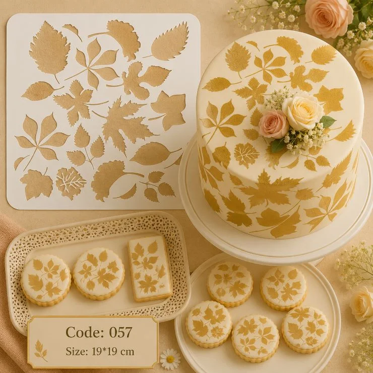 شابلون کیک (استنسیل) کد 57