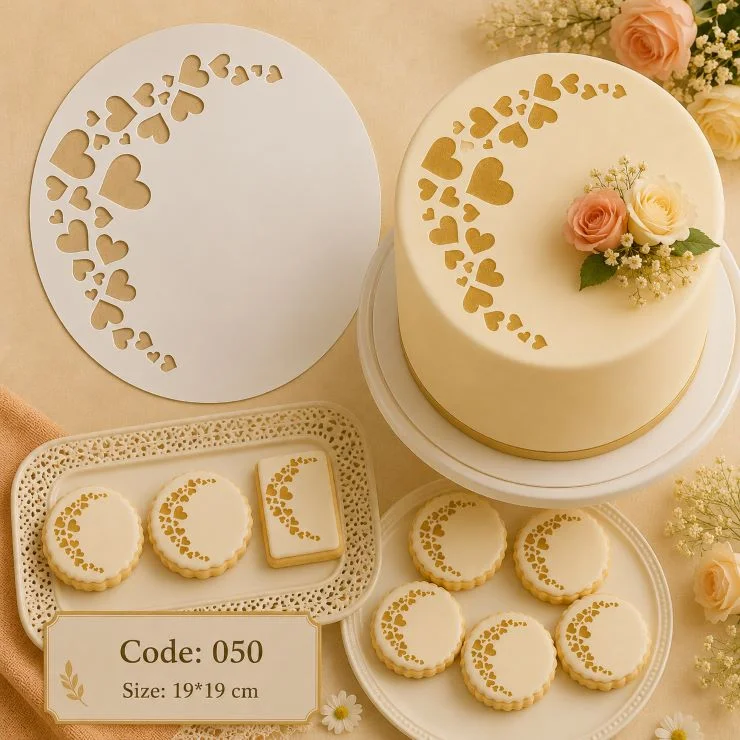 شابلون کیک (استنسیل) کد 50