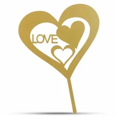 تاپر کیک طلایی کد 049