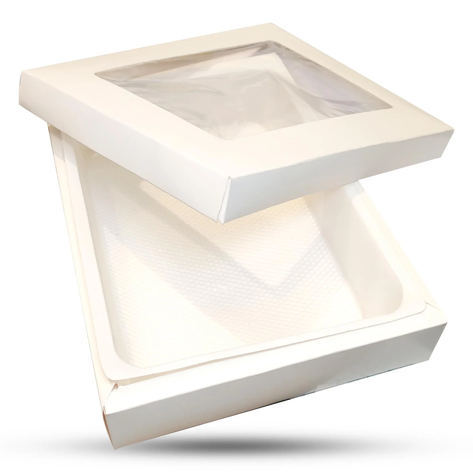 جعبه (باکس) باقلوا مقوایی سفید