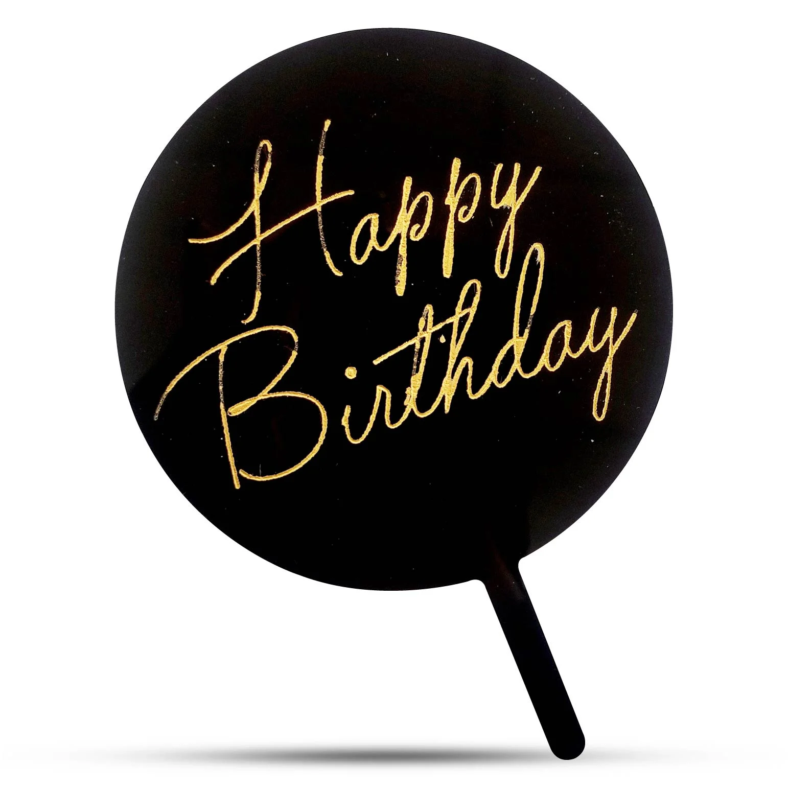 تاپر پلکسی طلایی زمینه مشکی کد 9