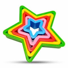 کاتر ستاره 5 عددی رنگی نسکو