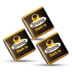 شکلات تلخ مربع 78% فله شونیز