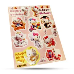 استیکر غیر خوراکی کیتی سوییت کد 226