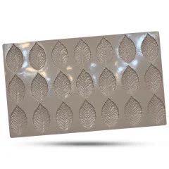 قالب سیلیکونی گارنیش (گیپور) طرح برگ کد 70