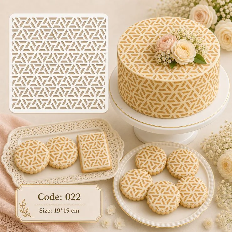 شابلون کیک (استنسیل) کد 22