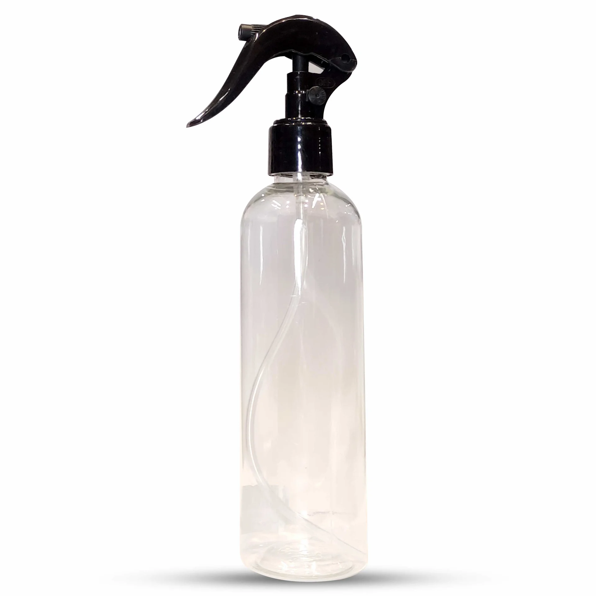 بطری اسپری محلول پلاستیکی درب مشکی