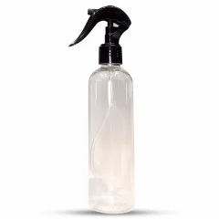 بطری اسپری محلول پلاستیکی درب مشکی