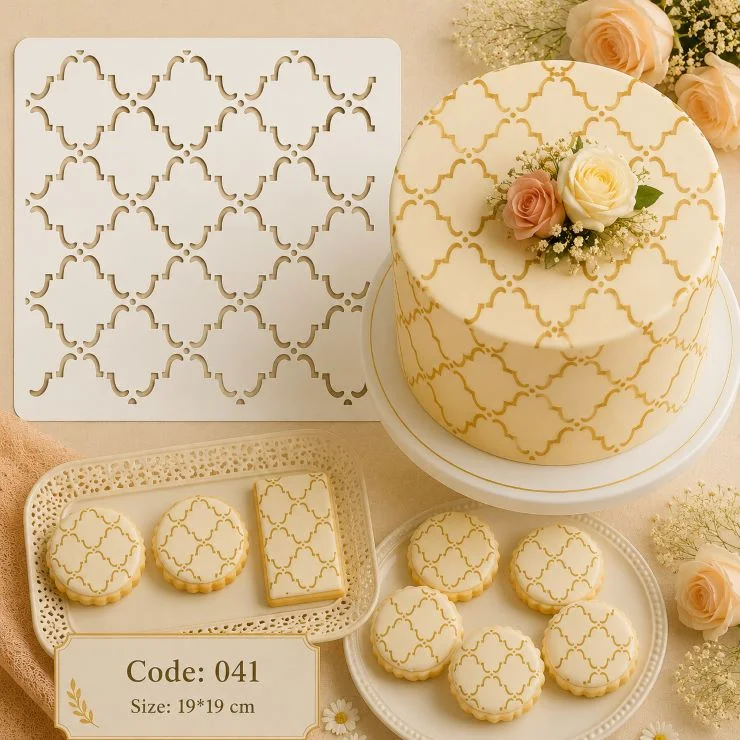 شابلون کیک (استنسیل) کد 41