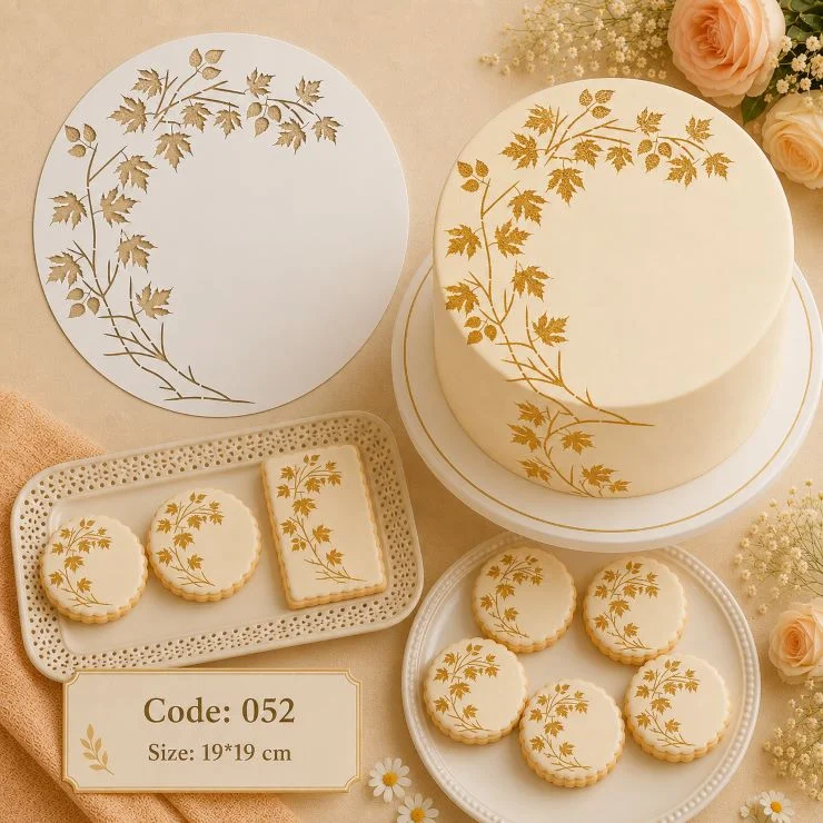 شابلون کیک (استنسیل) کد 52