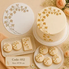 شابلون کیک (استنسیل) کد 52