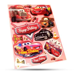 استیکر غیر خوراکی ماشین ها سوییت کد 214