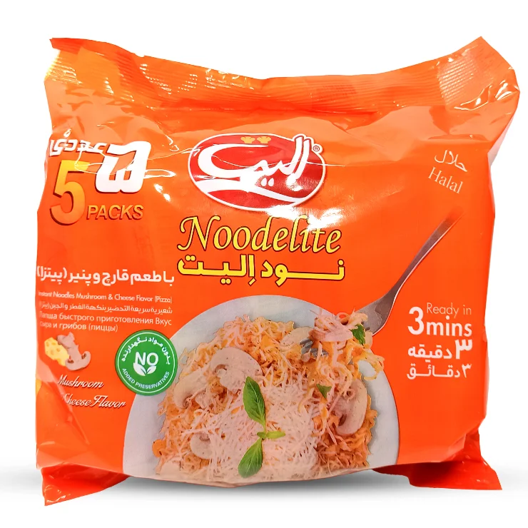 نودل با طعم قارچ و پنیر نود الیت پک 5 عددی
