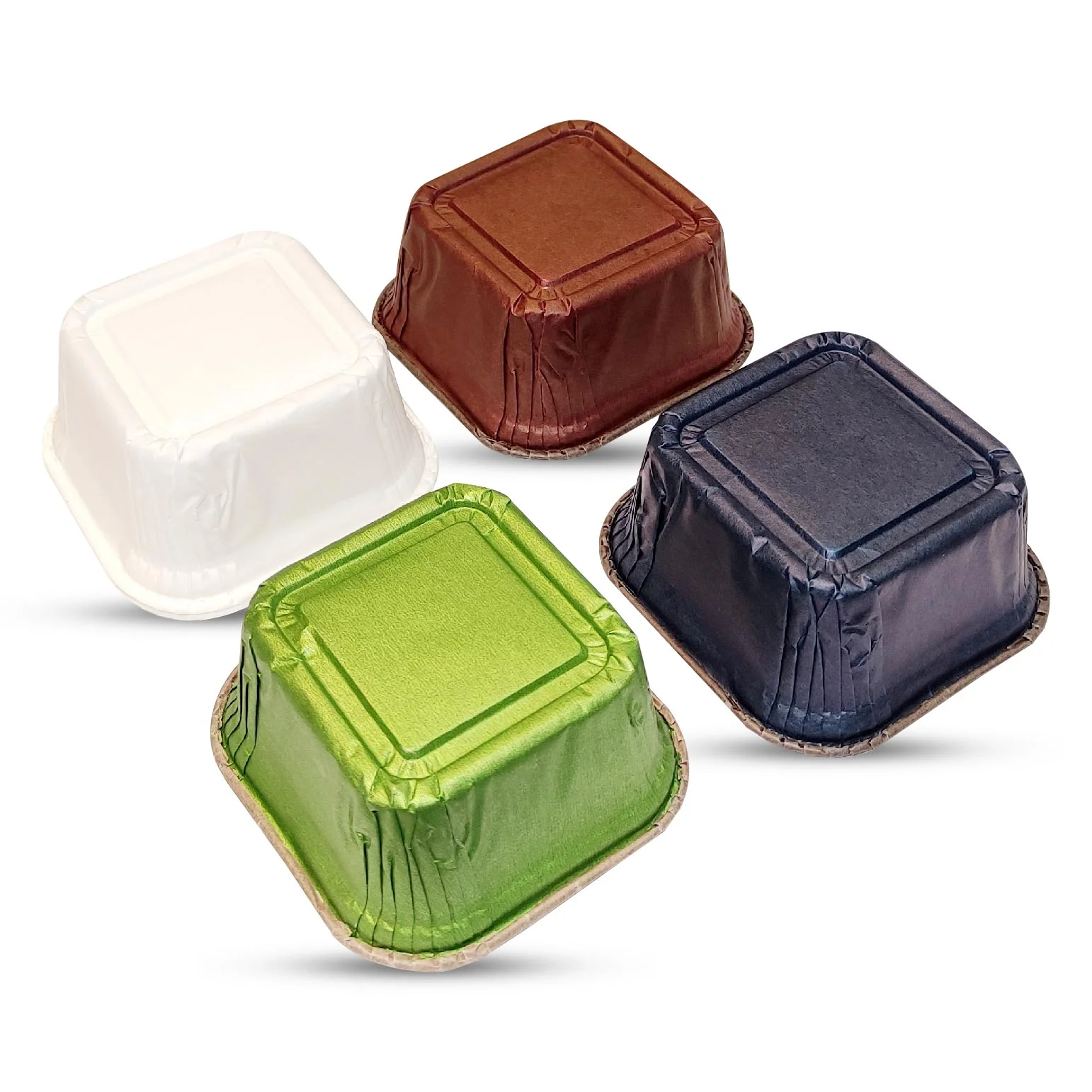 کپسول مافین کرکره ای مربع 100 عددی